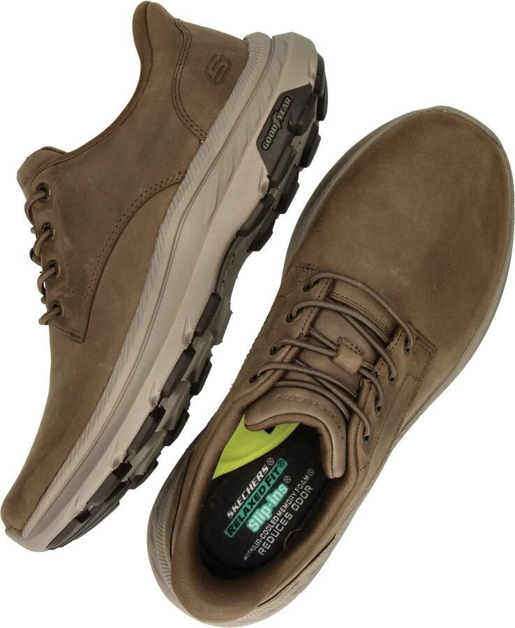 Skechers Hands Free Slip-Ins Pollard heren sneaker Donker Taupe - Foto 3