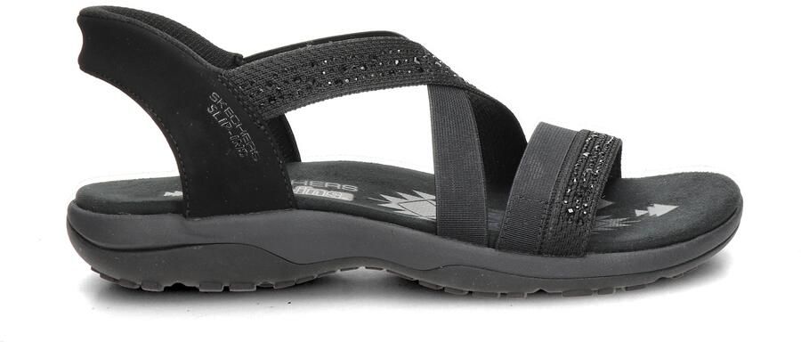 Skechers Slip-Ins Reggae Slim Summer Sparkle Damessandaal Zwart - Foto 3