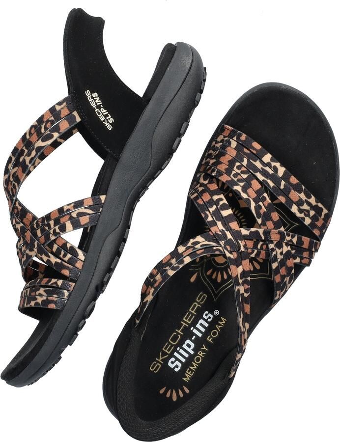 Skechers Hands Free Slip-Ins Reggae Slim dames sandaal Leopard - Foto 2