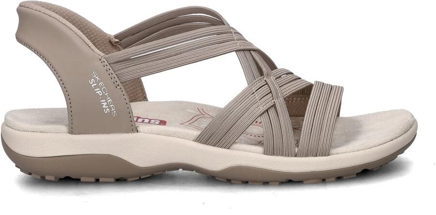 Skechers Hands Free Slip-Ins Reggae Slim dames sandaal Taupe - Foto 2