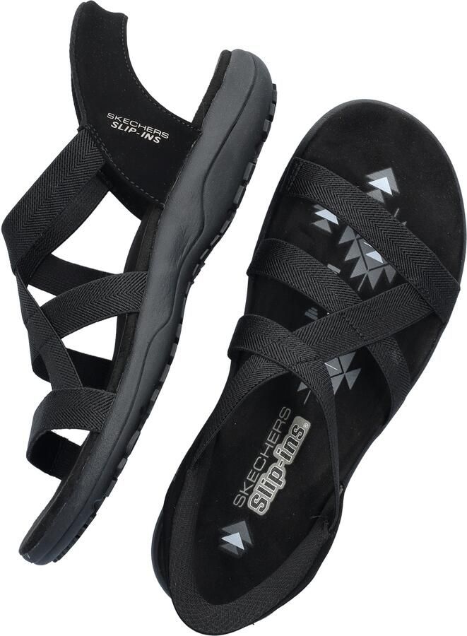 Skechers Sandalen Slip-ins: Reggae Slim Stretch Flex 163460 BBK Zwart - Foto 4