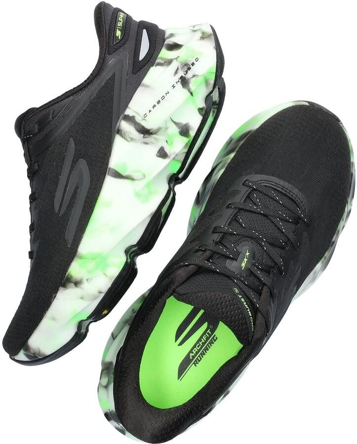 Skechers SKX AERO BURST SI GLOW IN Dames Sportschoenen Zwart - Foto 3
