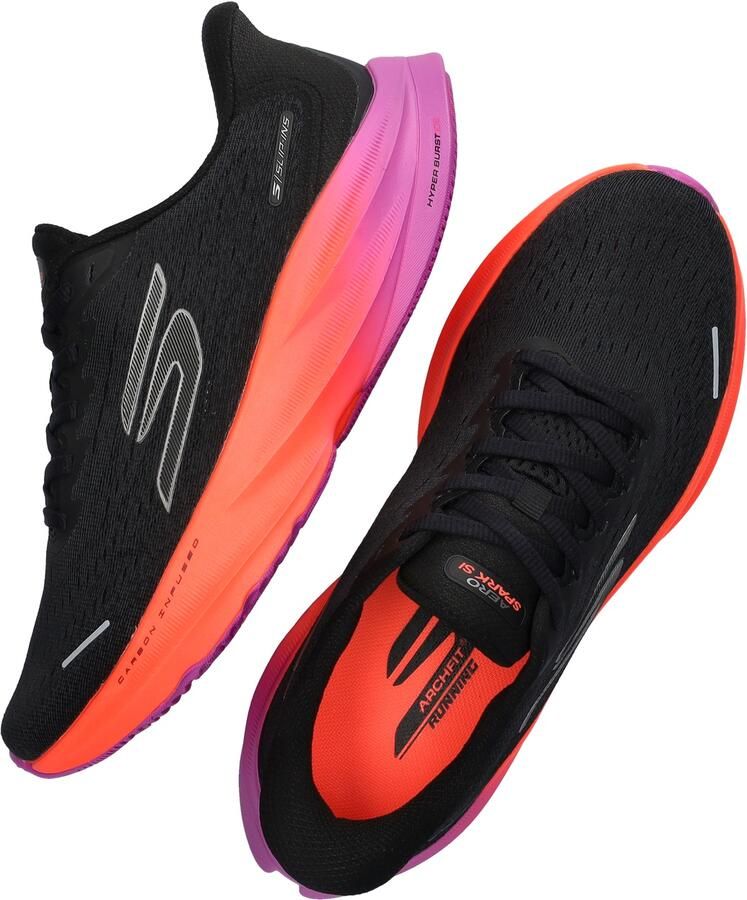 Skechers Hands Free Slip-Ins SKX Aero Spark dames sneaker Zwart multi - Foto 3