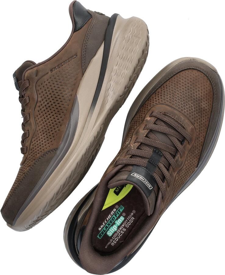 Skechers Hands Free Slip-Ins Slade 2.0 heren sneaker Bruin - Foto 4
