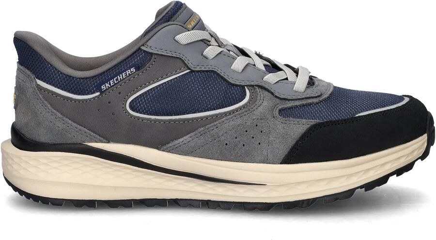 Skechers SLADE ULTRA GAGE Heren Instappers Grijs Donkerblauw - Foto 2