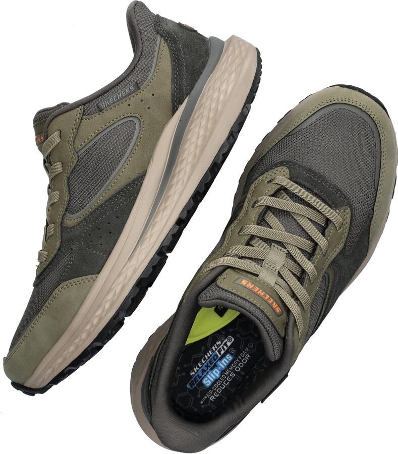 Skechers SLADE ULTRA GAGE Heren Instappers Grijs Olive - Foto 3