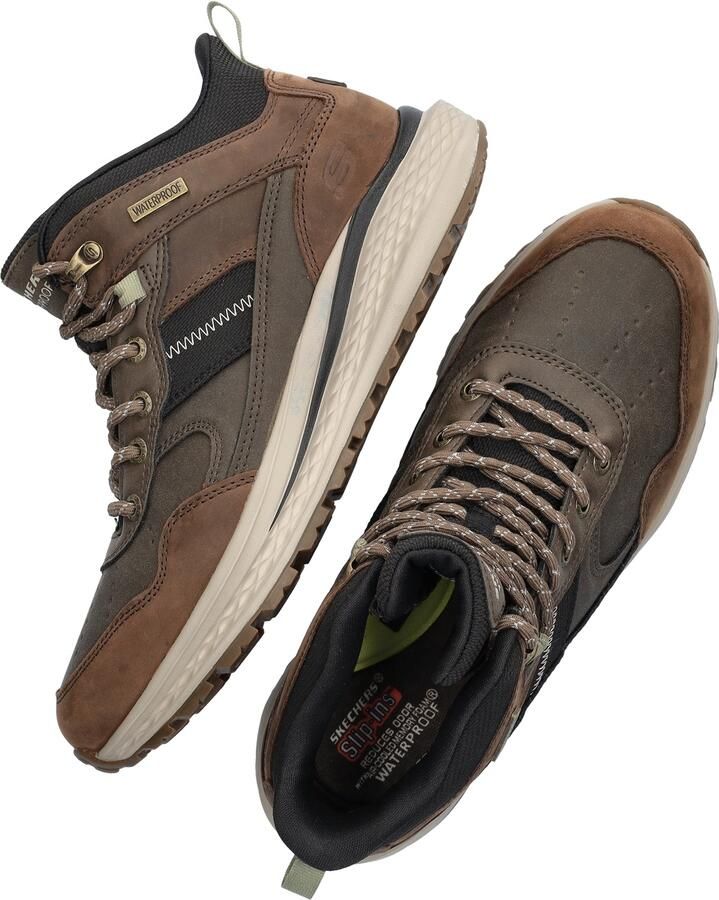 Skechers SLADE ULTRA TURNER Heren Instappers Donkerbruin - Foto 3