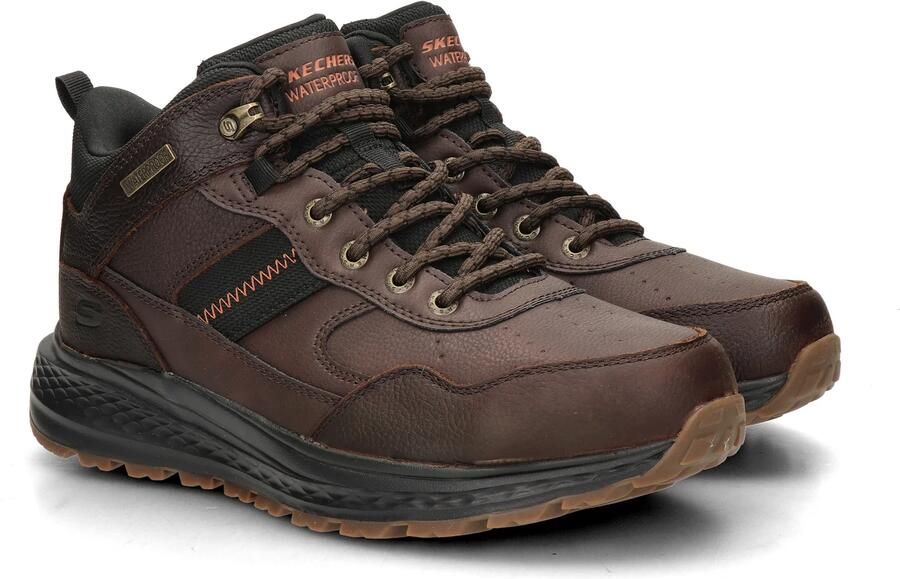 Skechers SLADE ULTRA TURNER Heren Instappers Roodbruin - Foto 5