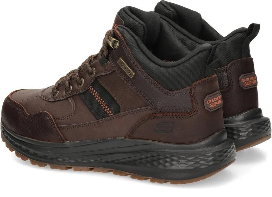 Skechers SLADE ULTRA TURNER Heren Instappers Roodbruin - Foto 4