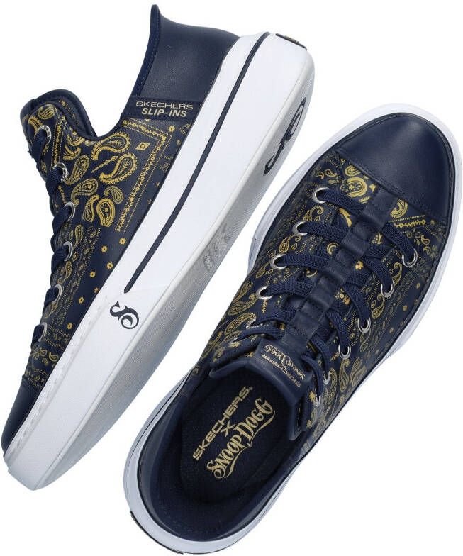 Skechers Slip-Ins Snoop One Double G 251017-NVY Mannen Marineblauw Sneakers - Foto 4
