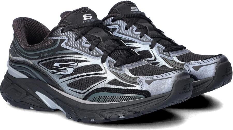 Skechers Slip-on sneakers STAMINA SPORT Retro sneaker veterschoen met metallic accenten - Foto 7