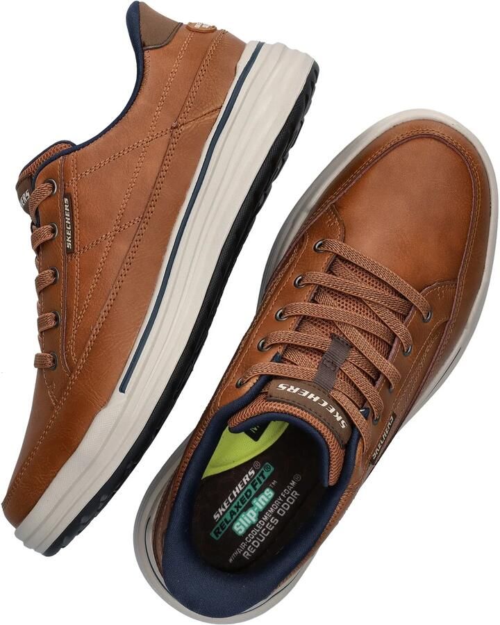Skechers Hands Free Slip-Ins Sterling heren sneaker Cognac - Foto 3