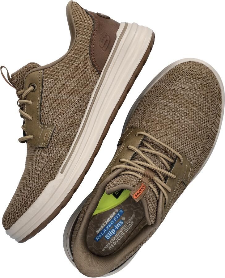 Skechers Slip-Ins: Relaxed Fit Veterschoenen Laag taupe - Foto 4