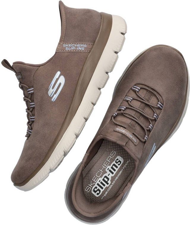 Skechers Slip-on sneakers Summits Slipper vrijetijdsschoen lage schoen in vegan uitvoering - Foto 7