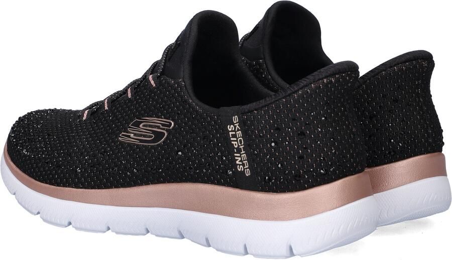 Skechers Slip-ins: Summits Brilliant Shine dames sneakers Zwart Extra comfort Memory Foam - Foto 5