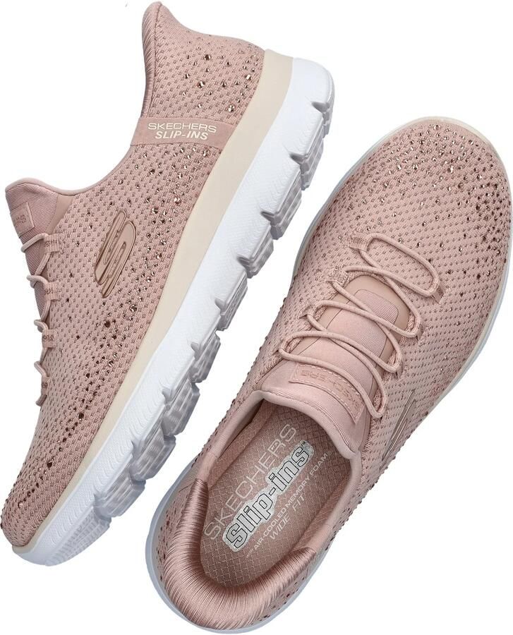 Skechers Hands Free Slip-Ins Summits dames sneaker Roze - Foto 2