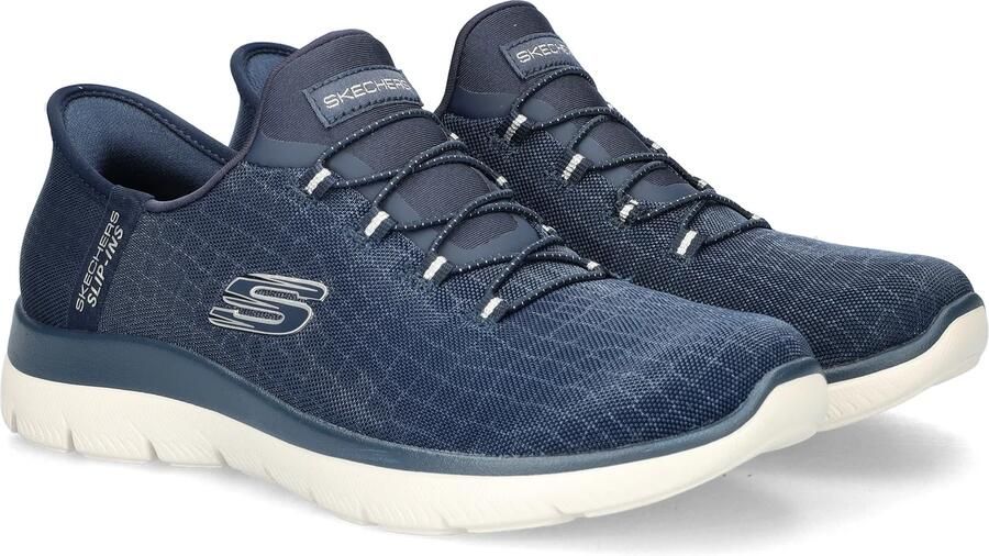 Skechers Slip-on sneakers SUMMITS-CLASSY NIGHT Slippers vrijetijdsschoen met comfortabele hielkussenfunctie - Foto 6