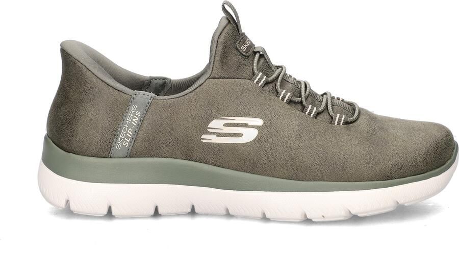 Skechers Hands Free Slip-Ins Summits dames instapschoen Kaki - Foto 2
