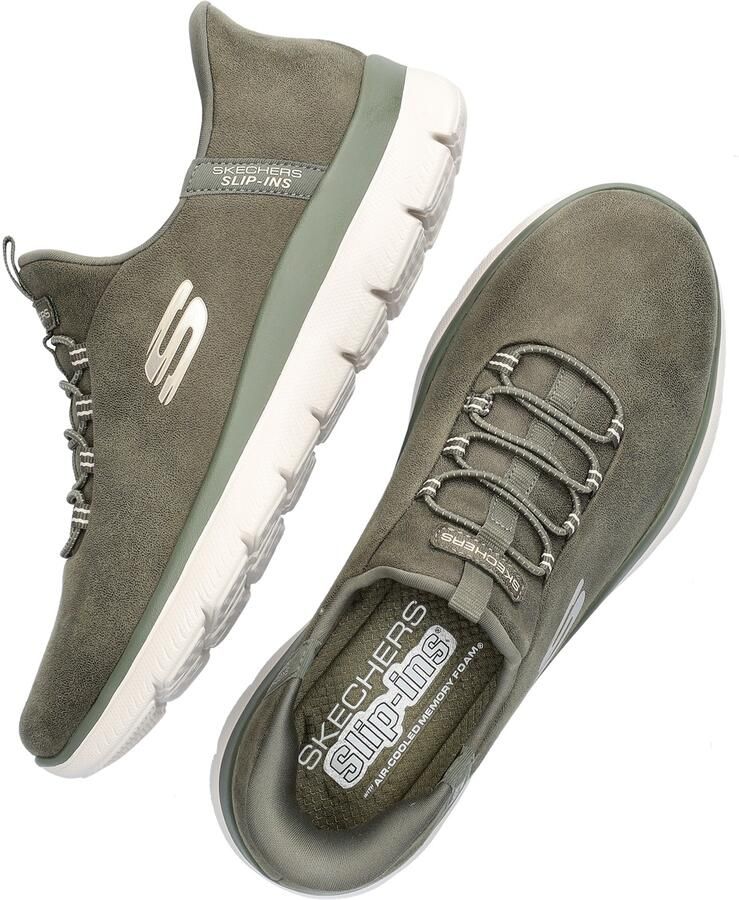 Skechers Hands Free Slip-Ins Summits dames instapschoen Kaki - Foto 3