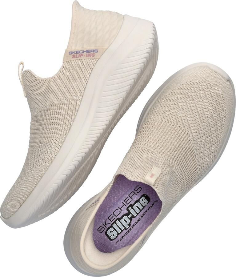 Skechers Slip-ins Ultra Flex 3.0M Smooth Step Dames Instappers Naturel - Foto 4
