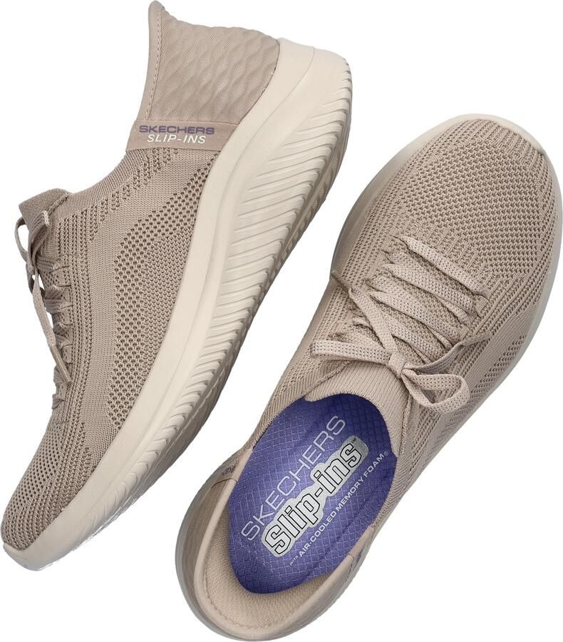 Skechers Hands Free Slip-Ins Ultra Flex 3.0 dames sneaker Taupe - Foto 5