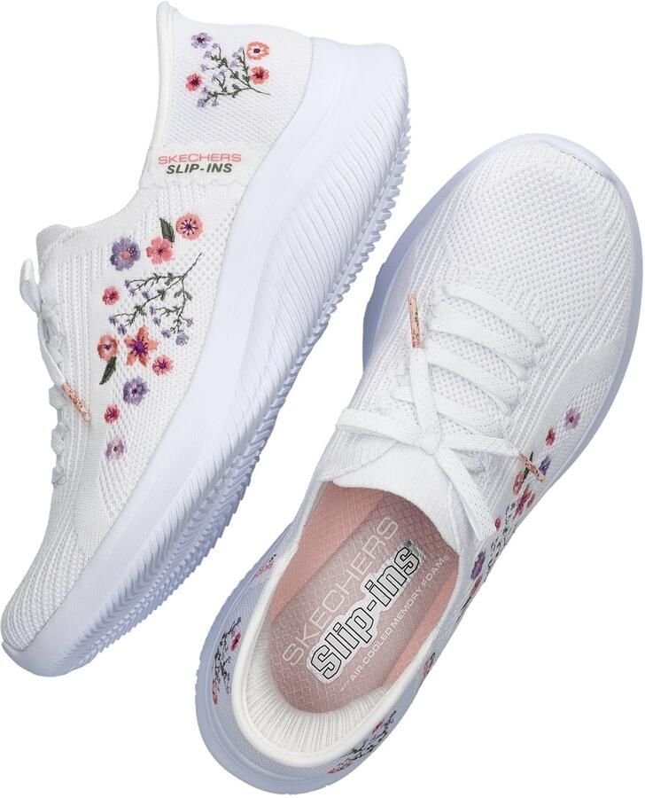 Skechers Hands Free Slip-Ins Ultra Flex 4.0 dames sneaker Wit - Foto 4