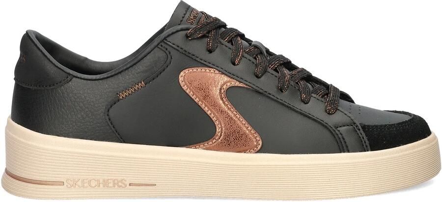 Skechers Hiland Wedge Sneakers zwart Synthetisch Dames
