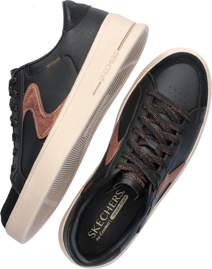 Skechers Hiland Wedge Sneakers zwart Synthetisch Dames - Foto 3