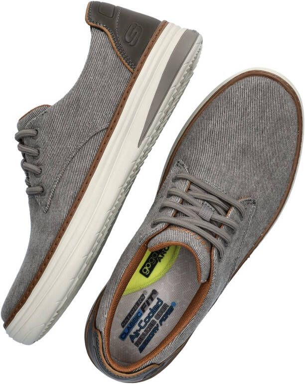 Skechers Hyland Ratner VEGAN Veterschoen Mannen Grijs - Foto 6