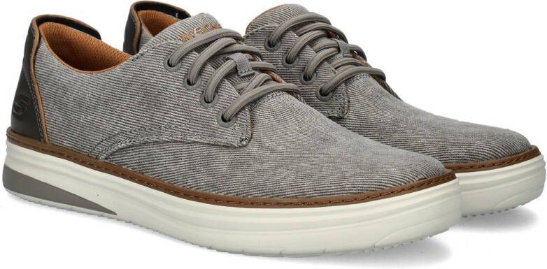 Skechers Hyland Ratner VEGAN Veterschoen Mannen Grijs - Foto 4