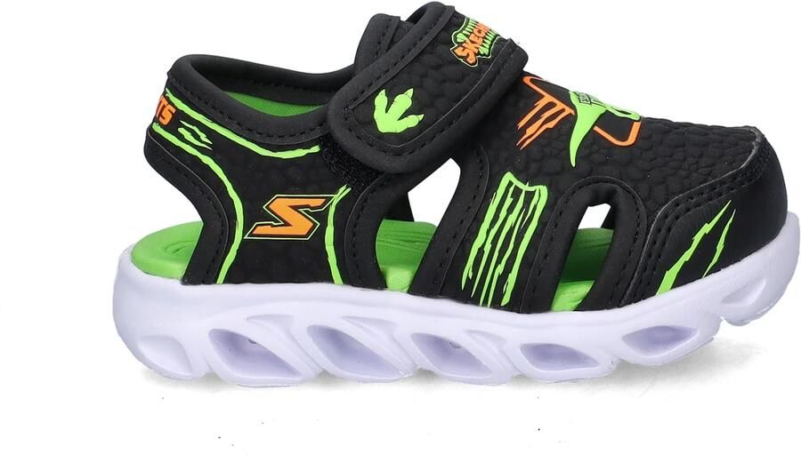 Skechers Hypno-Splash Hydro-Fun 400612N-BKLM voor een jongen Zwart Sandalen - Foto 3