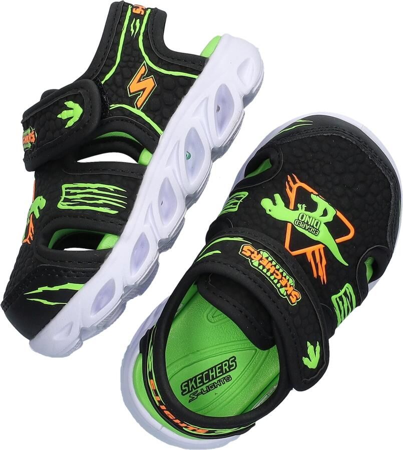 Skechers Hypno-Splash Hydro-Fun 400612N-BKLM voor een jongen Zwart Sandalen - Foto 4