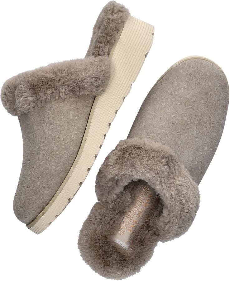 Skechers Bobs Keepsake Wedge dames pantoffel Taupe - Foto 2