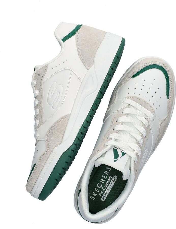 Skechers Koopa-Volley Low Lifestyle 183241-WGRN Mannen Wit Sneakers - Foto 4