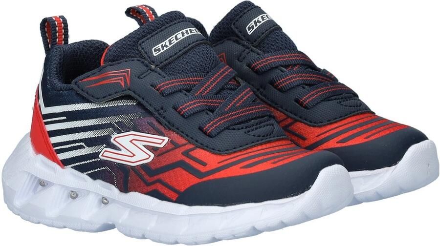 Skechers Magna Lights sneakers met lichtjes donkerblauw Jongens Textiel 27 - Foto 7