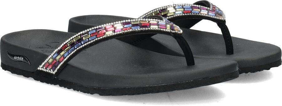 Skechers Arch Fit Meditation -Glam Gal Dames Slippers Zwart;Multicolour - Foto 7