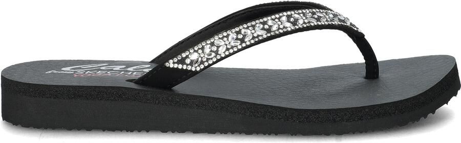 Skechers Meditation Butterfly Garden Dames Slippers Zwart - Foto 1