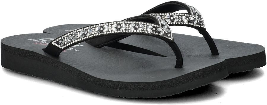 Skechers Meditation Butterfly Garden Dames Slippers Zwart - Foto 3