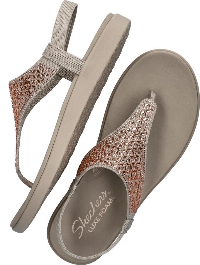 Skechers MEDITATION LUXE-MODERN EVENT Dames Sandalen Taupe - Foto 14