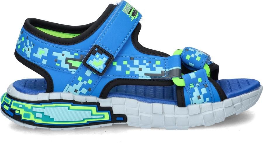 Skechers Mega Splash 4K Sandalen Jongens Blauw