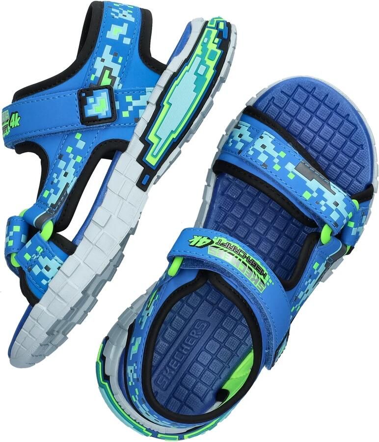 Skechers Mega Splash 4K Sandalen Jongens Blauw - Foto 3