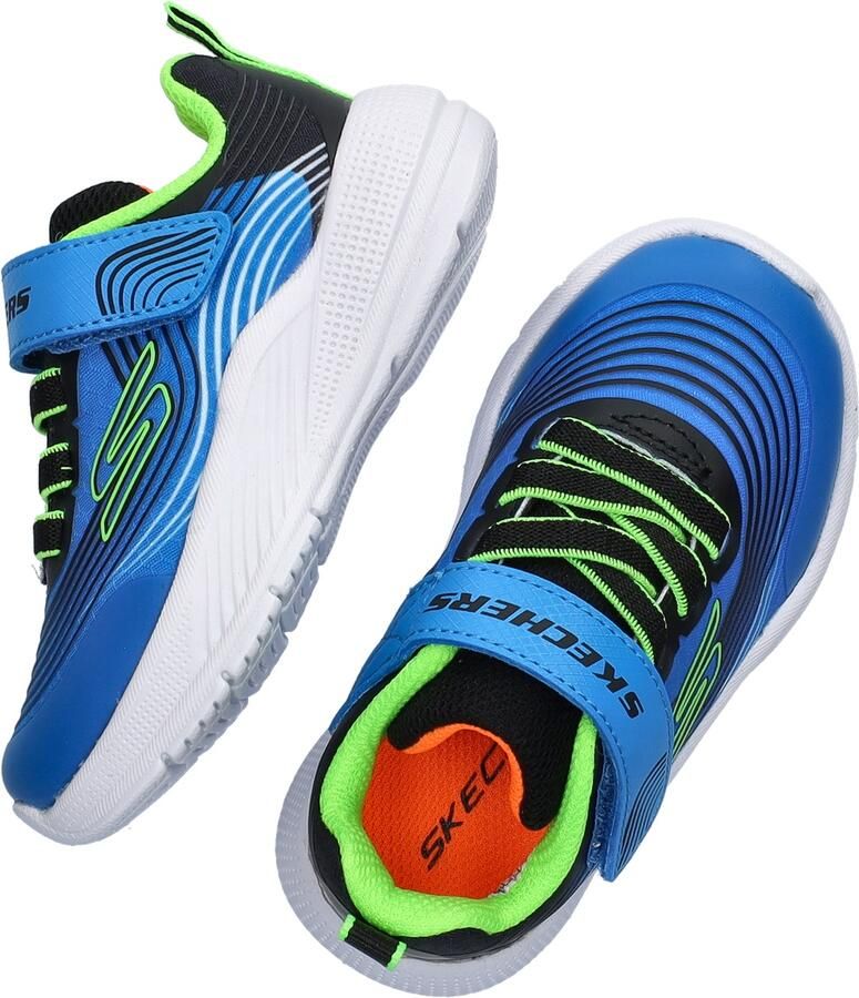 Skechers Microspec Advance jongens sneakers blauw - Foto 4