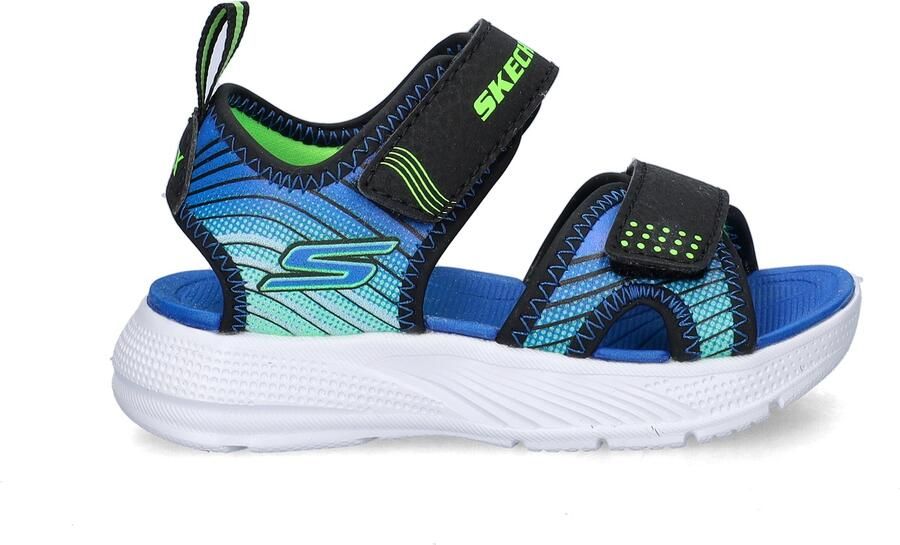 Skechers Microspec Splash jongens sandaal Zwart multi - Foto 2