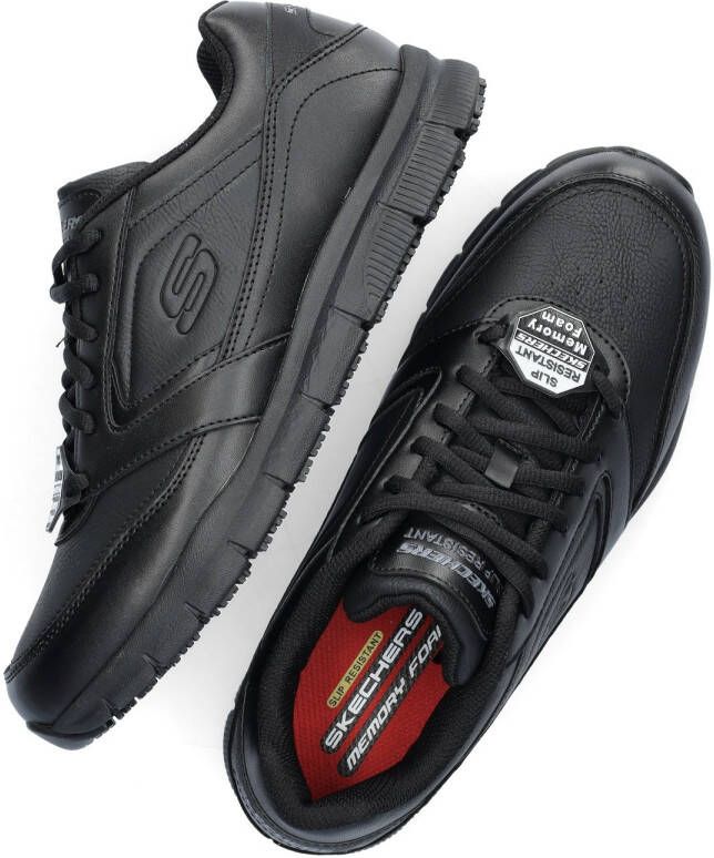 Skechers Nampa heren werkschoenen antislip Zwart Extra comfort Memory Foam - Foto 12