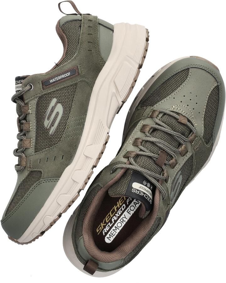 Skechers Oak Canyon heren sneaker Kaki - Foto 3
