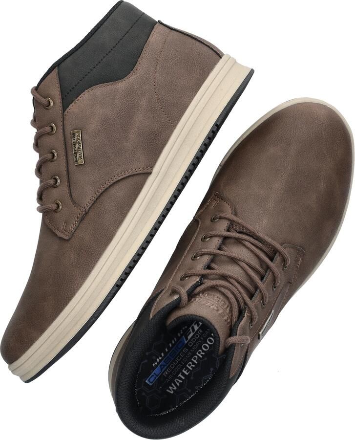 Skechers PALMIRO-WALLACE Heren Veterschoenen Chocolate - Foto 3