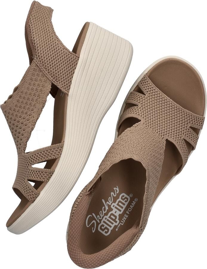 Skechers Parallel Lite Summer Invite Slip-Ins Sandalen Taupe - Foto 7