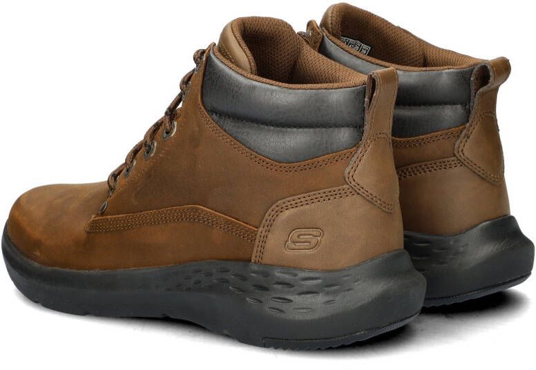 Skechers Parson Ederic Veterschoenen Hoog Donkerbruin - Foto 5