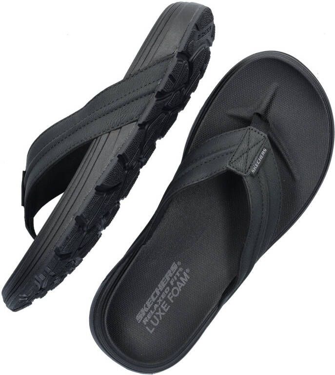 Skechers Teenslippers PATINO-MARLEE zomerschoen slippers poolslides zwemschip met zachte tussenstuk voor de tenen - Foto 3