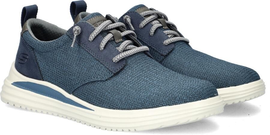 Skechers GO WALK FLEX -New World-sneakers voor heren Slip In Vegan 216505 NVLM blauw - Foto 18